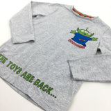 'The Toys Are Back' Toy Story Grey Long Sleeved Top - Boys 4-5 Years