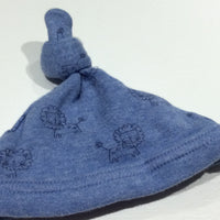 Lions Blue Jersey Knotted Hat - Boys Newborn - Up To 1 Month