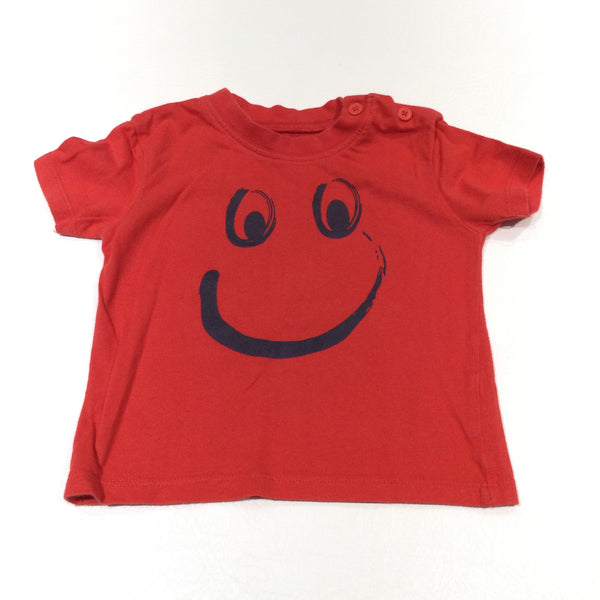 Face Red T-Shirt - Boys 9-12 Months