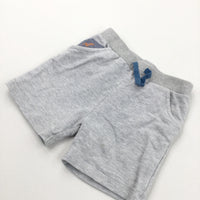 Mottled Grey Lightweight Jersey Shorts - Boys 12-18 Months