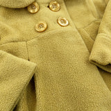 Mustard Yellow Winter Coat - Girls 12-18 Months