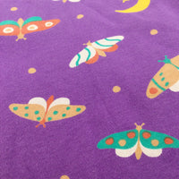 Moths Purple Long Sleeve Top - Girls 4-5 Years