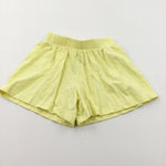 Yellow Lightweight Jersey Shorts - Girls 2-3 Years