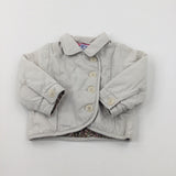 Stone Cotton Coat - Girls 9-12 Months