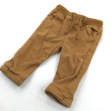 Tan Cotton Twill Trousers - Boys 9-12 Months