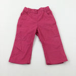 Pink Cord Trousers - Girls 9-12 Months