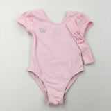 Pink Leotard with Matching Headband - Girls 2-3 Years