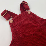 Red Cord Dress- Girls 9-12 Months