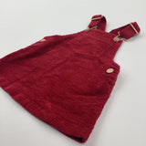 Red Cord Dress- Girls 9-12 Months