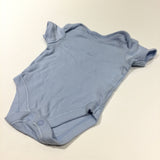 Blue Short Sleeve Bodysuit - Boys 0-3 Months
