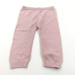 Pink Knitted Leggings/Trousers - Girls 12-18 Months