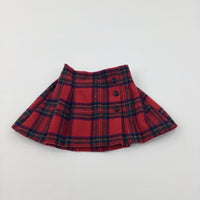 Red Tartan Skirt - Girls 12-18 Months