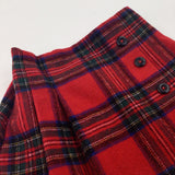 Red Tartan Skirt - Girls 12-18 Months