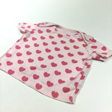 Hearts Pink T-Shirt - Girls 3-6 Months