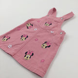 Minnie Mouse Pink Denim Dress - Girls 12-18 Months