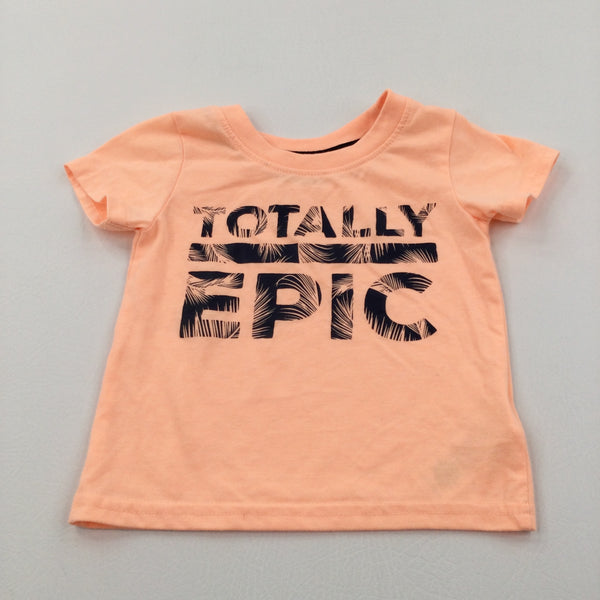 'Totally Epic' Light Orange T-Shirt - Boys 9-12 Months