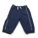 Navy Lightweight Tracksuit Bottoms - Boys 6-9 Months