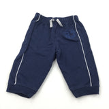 Navy Lightweight Tracksuit Bottoms - Boys 6-9 Months