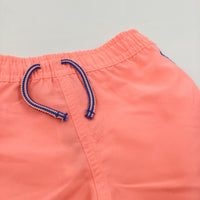 Neon Orange Lightweight Shell Shorts - Boys 9-12 Months