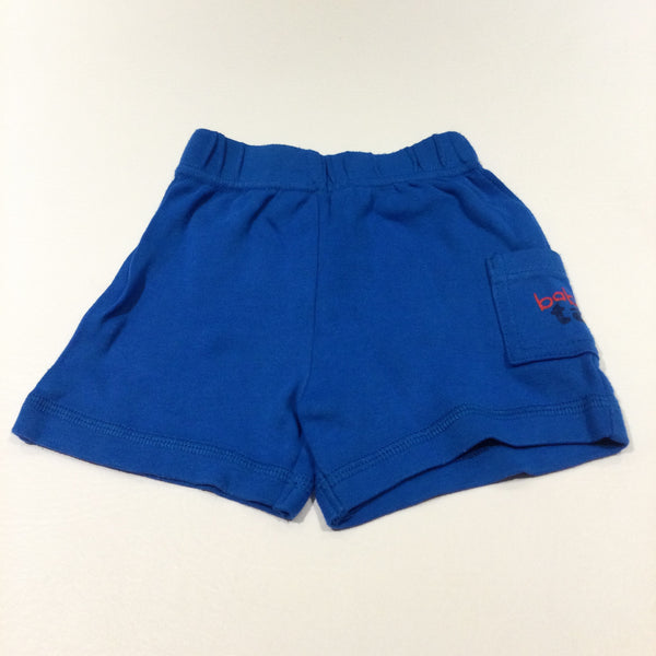 'Baby Taz' Blue Jersey Shorts - Boys 3-6 Months