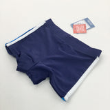 Blue, White & Navy Swimming Trunks - Boys 9-12 Months