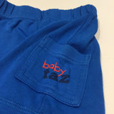 'Baby Taz' Blue Jersey Shorts - Boys 3-6 Months