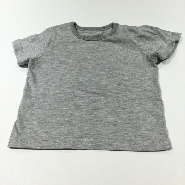 Grey Mottled T-Shirt - Boys 3-6 Months