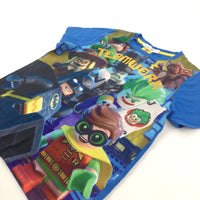 'Teamwork' Superheroes Blue T-Shirt - Boys 9-10 Years