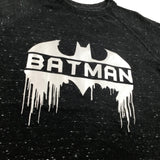 'Batman' Mottled Black Long Sleeved Top - Boys 6-7 Years