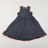 Black Sleeveless Dress - Girls 9-10 Years