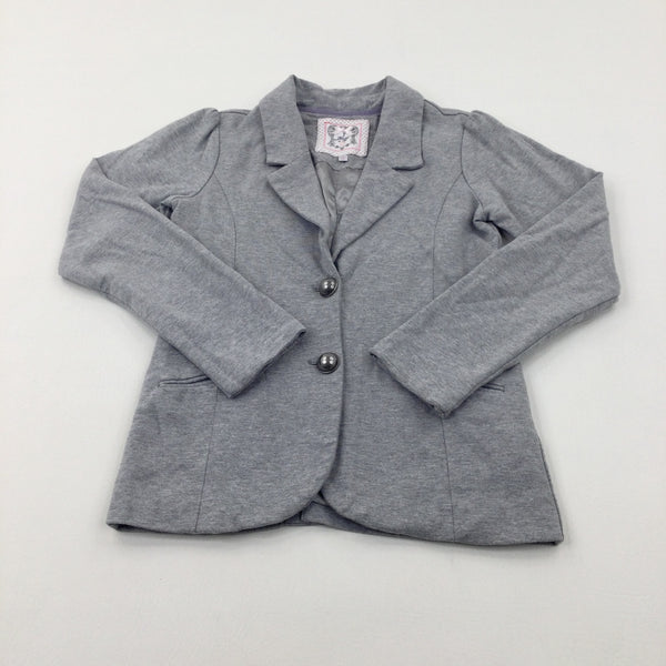 Grey Smart Jersey Jacket - Girls 9-10 Years