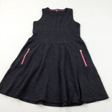 Speckled Black & Pink Jersey Dress - Girls 11-12 Years