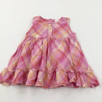 Pink & Yellow Cotton Blouse - Girls 12-18 Months