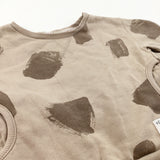 'You Are My Favourite Planet' Brown Spotty Tracksuit Set - Boys 12-18 Months