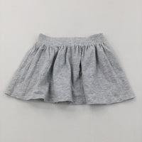 Mottled Grey Lightweight Jersey Trousers - Girls 12-18 Months