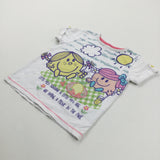 Little Miss Sunshine & Little Miss Hug White T-Shirt - Girls 2-3 Years