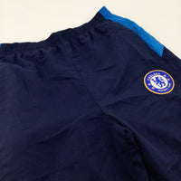 'Chelsea Football Club' Navy Cropped Trousers - Boys 10-11 Years