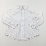 White Long Sleeve Shirt - Boys 3 Years