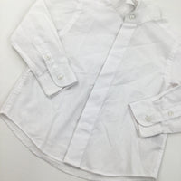 White Long Sleeve Shirt - Boys 3 Years