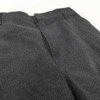 Grey School Shorts with Adjustable Waistband - 11-12 Years
