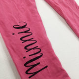 'Minnie' Pink Leggings - Girls 2-3 Years