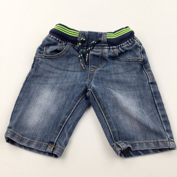 Mid Blue Denim Shorts - Boys 18-24 Months
