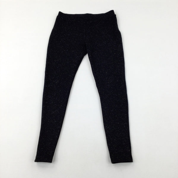 Sparkly Black Joggers - Girls 10-11 Years