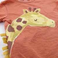 'I'm Hungry' Giraffe Orange T-Shirt - Boys/Girls 18-24 Months