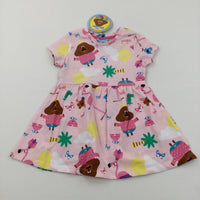 **NEW** Hey Duggee Pink Jersey Dress - Girls 9-12 Months