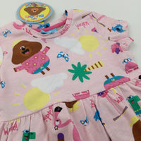 **NEW** Hey Duggee Pink Jersey Dress - Girls 9-12 Months