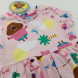 **NEW** Hey Duggee Pink Jersey Dress - Girls 9-12 Months