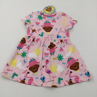 **NEW** Hey Duggee Pink Jersey Dress - Girls 12-18 Months