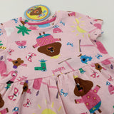 **NEW** Hey Duggee Pink Jersey Dress - Girls 12-18 Months