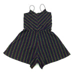 Glittery Colourful Black Playsuit - Girls 10-11 Years